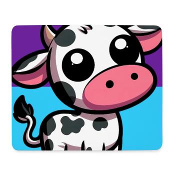 vache - Tapis de souris (format paysage) - blanc - Devant