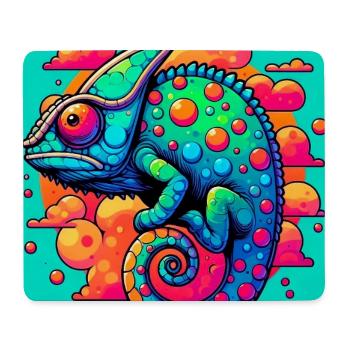 Chamäleon - Mousepad (Querformat) - Weiß - Vorne