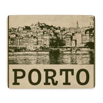 Porto Sepia Port City - Mouse Pad (horizontal) - white - Front