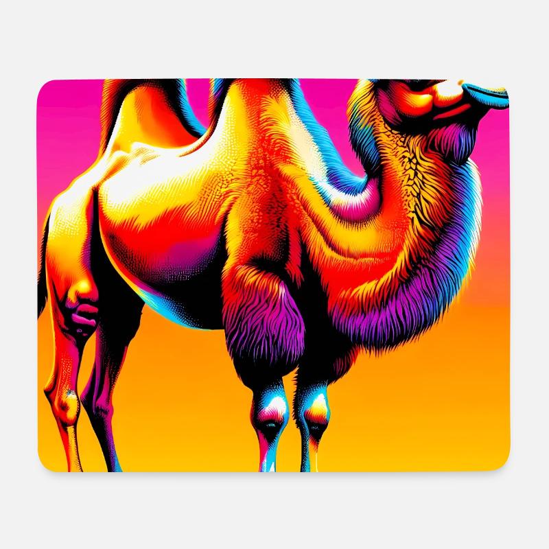 Kamel - Mousepad (Querformat) - Weiß