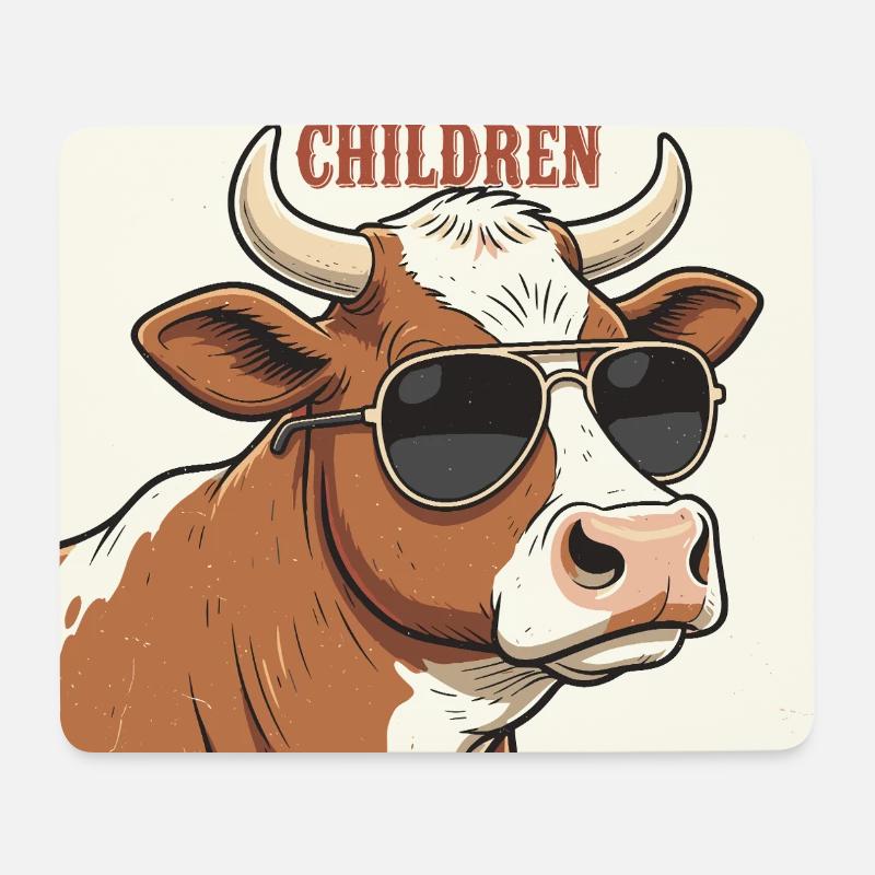 Wrangling Feral Children - Mousepad (Querformat) - Weiß