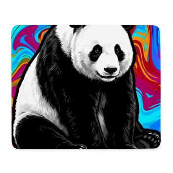 Panda - Mousepad (Querformat) - Weiß - Vorne