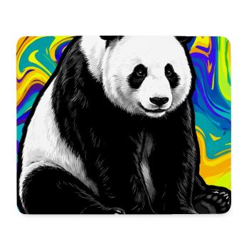 Panda - Mousepad (Querformat) - Weiß - Vorne