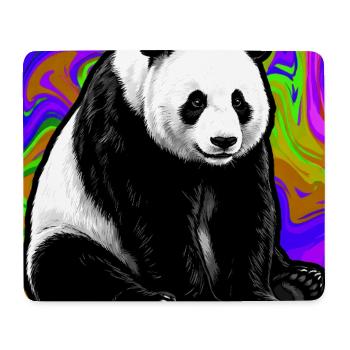 Panda - Mousepad (Querformat) - Weiß - Vorne