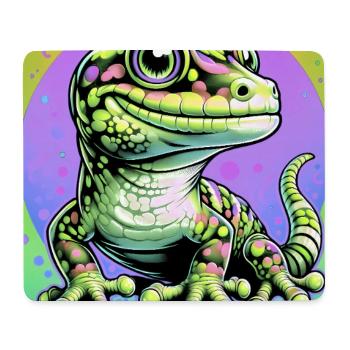 Gecko - Mousepad (Querformat) - Weiß - Vorne