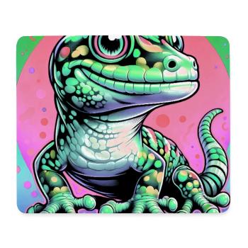 Gecko - Mousepad (Querformat) - Weiß - Vorne
