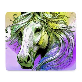 horse - Mouse Pad (horizontal) - white - Front