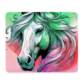 horse - Mouse Pad (horizontal) - white - Front