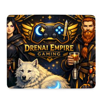 Gaming Banner Tee - Mouse Pad (horizontal) - white - Front