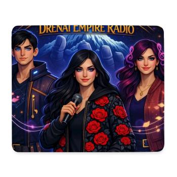 Radio Banner Tee - Tapis de souris (format paysage) - blanc - Devant