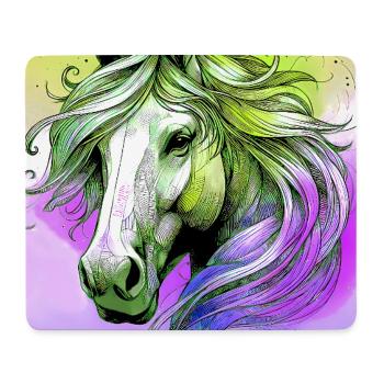 cheval - Tapis de souris (format paysage) - blanc - Devant