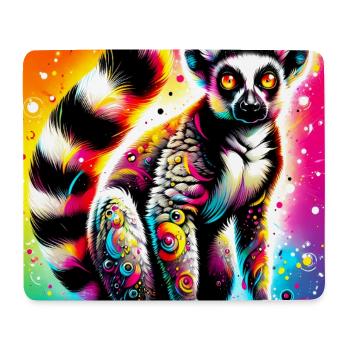 Lemur - Mousepad (Querformat) - Weiß - Vorne
