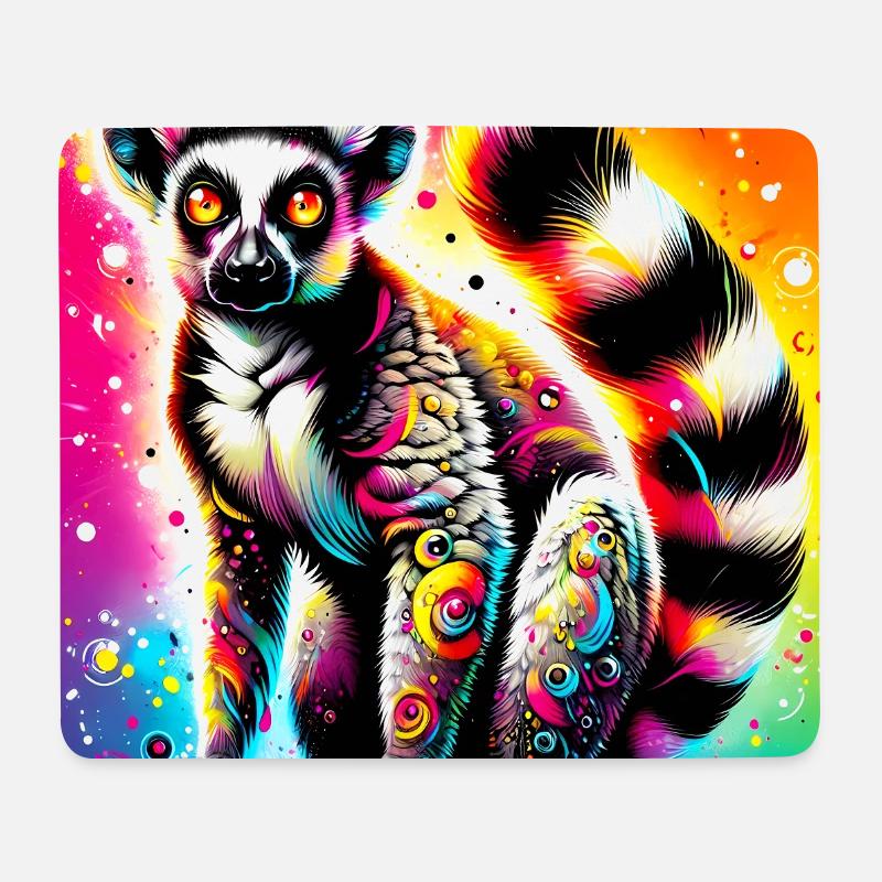 Lemur - Mouse Pad (horizontal) - white