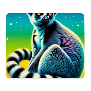 Lemur - Mousepad (Querformat) - Weiß - Vorne