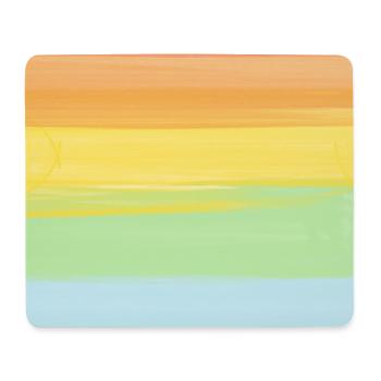 Pastel Rainbow Gradient LGBTQ Pride - Mousepad (Querformat) - Weiß - Vorne