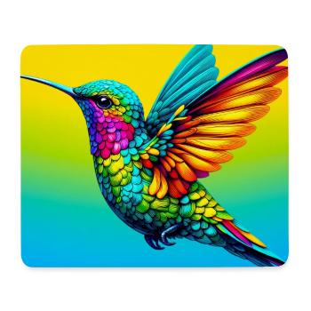 hummingbird - Mouse Pad (horizontal) - white - Front