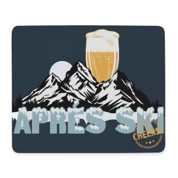 Après Ski Party – Cheers to the slopes! - Mouse Pad (horizontal) - white - Front