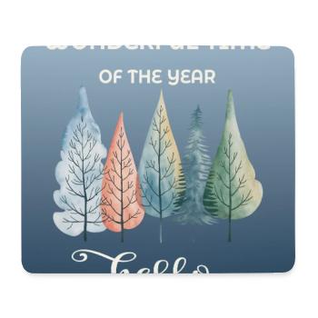 It’s the Most Wonderful Time of the Year – Winter - Mousepad (Querformat) - Weiß - Vorne