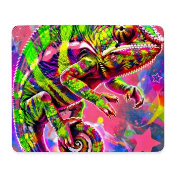 Chamäleon - Mousepad (Querformat) - Weiß - Vorne