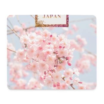 Japanische Sakura - Mousepad (Querformat) - Weiß - Vorne