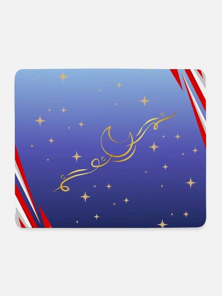 Magic_of_the_night_-4500_x_5400_px- - Mousepad (Querformat) - Weiß