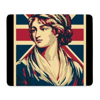 Mary Wollstonecraft UK Pop Art - Mousepad (Querformat) - Weiß - Vorne