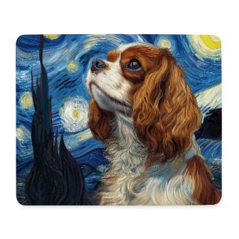 Cavalier King Charles Spaniel - Mousepad (Querformat) - Weiß - Vorne
