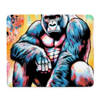 gorilla - Mouse Pad (horizontal) - white - Front