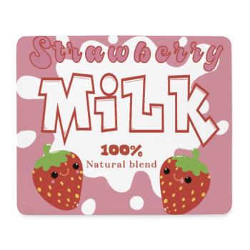 Japanese Strawberry Milk - Mousepad (Querformat) - Weiß - Vorne