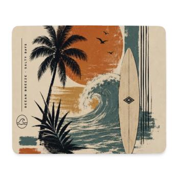 Affiche Coastal Soul Surf - Tapis de souris (format paysage) - blanc - Devant