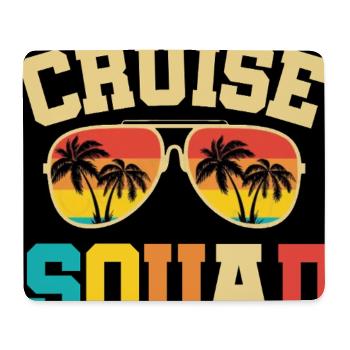 Équipe de croisière familiale - Tapis de souris (format paysage) - blanc - Devant