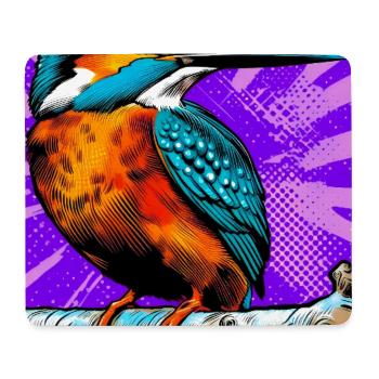 kingfisher - Mouse Pad (horizontal) - white - Front
