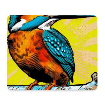 kingfisher - Mouse Pad (horizontal) - white - Front
