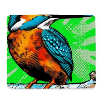 kingfisher - Mouse Pad (horizontal) - white - Front