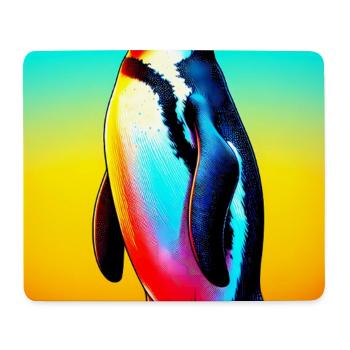 pingouin - Tapis de souris (format paysage) - blanc - Devant