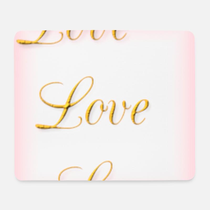 Love - self-love - true love - Mouse Pad (horizontal) - white