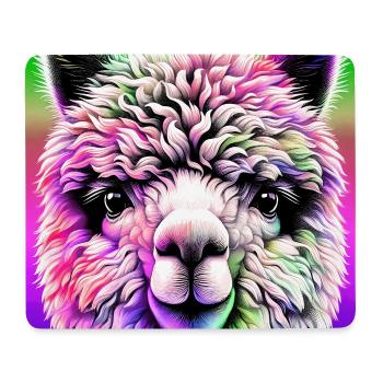 Alpaka - Mousepad (Querformat) - Weiß - Vorne