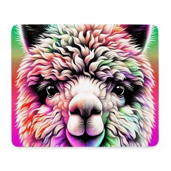 Alpaca - Mouse Pad (horizontal) - white - Front