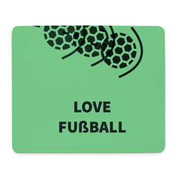 Football Passion Motif - Mouse Pad (horizontal) - white - Front