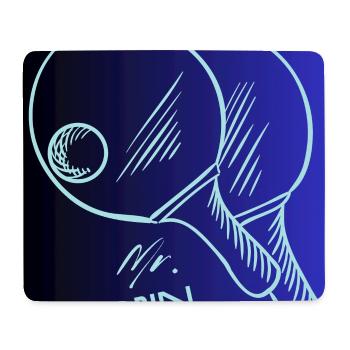 Mr Spin Tennis Table Tennis - Mouse Pad (horizontal) - white - Front