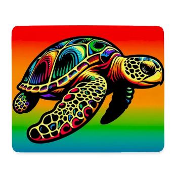 tortue - Tapis de souris (format paysage) - blanc - Devant