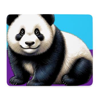panda - Mouse Pad (horizontal) - white - Front