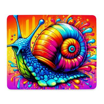 Schnecke - Mousepad (Querformat) - Weiß - Vorne