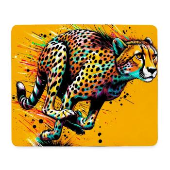 cheetah - Mouse Pad (horizontal) - white - Front