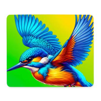 martin-pêcheur - Tapis de souris (format paysage) - blanc - Devant