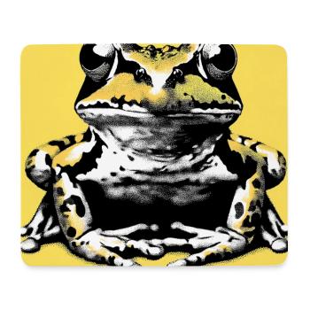 frog - Mouse Pad (horizontal) - white - Front