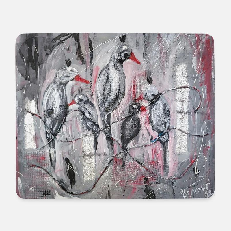 Ravens - Mouse Pad (horizontal) - white