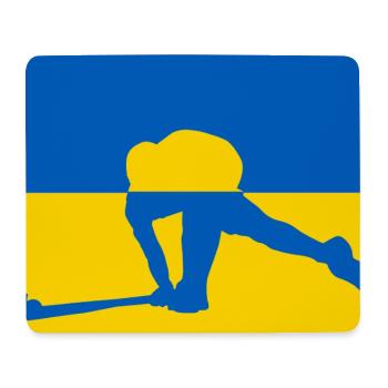 Ukraine Peace Hockey Design - Mouse Pad (horizontal) - white - Front