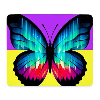 Schmetterling - Mousepad (Querformat) - Weiß - Vorne