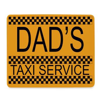 Dad's taxi service - Mouse Pad (horizontal) - white - Front